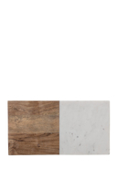BLOOMINGVILLE - Schneidebrett, Marmor & Akazienholz, B20,5xL38 cm