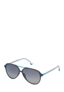 POLICE - Sonnenbrille, UV 400, grau/türkis