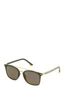 POLICE - Sonnenbrille, UV 400, khaki/gelb