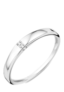 DIAMANT PUR - Ring, 375 Weißgold, Diamant