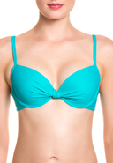 s.Oliver Red Label - Bügel-Bikini-Oberteil, wattiert, turquoise