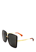 Gucci - Sonnenbrille GG0903S, UV 400, schwarz/gelbgolden