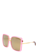 Gucci - Sonnenbrille GG0903S, UV 400, pink/gelbgolden