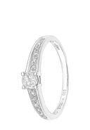 DIAMANT EXQUIS - Ring, 375 Weißgold, Diamant