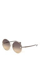 Ferragamo - Sonnenbrille SF189S, UV 400, gelbgolden/braun